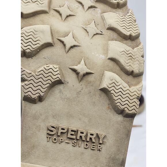 Sperry Top Sider Shoes Boot Mens 13M Non Marking Leather High Top Ankle Nautical - Picture 10 of 16